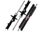 4 amortecedores KYB para Honda Fit 2003 até 2008 333331+333332+343381