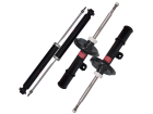 4 amortecedores KYB para Citroen C4 Coupé Hatchback Minivan Sedan 2007 até 2013 3338026+3338027+344407