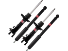 4 amortecedores KYB para Honda Civic EXS LXS G8 2007 até 2008 339035+339036+343460